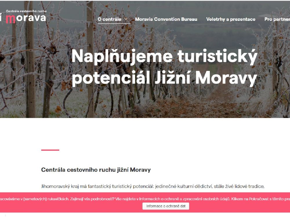 Centrála cestovního ruchu představila destinacím nový web